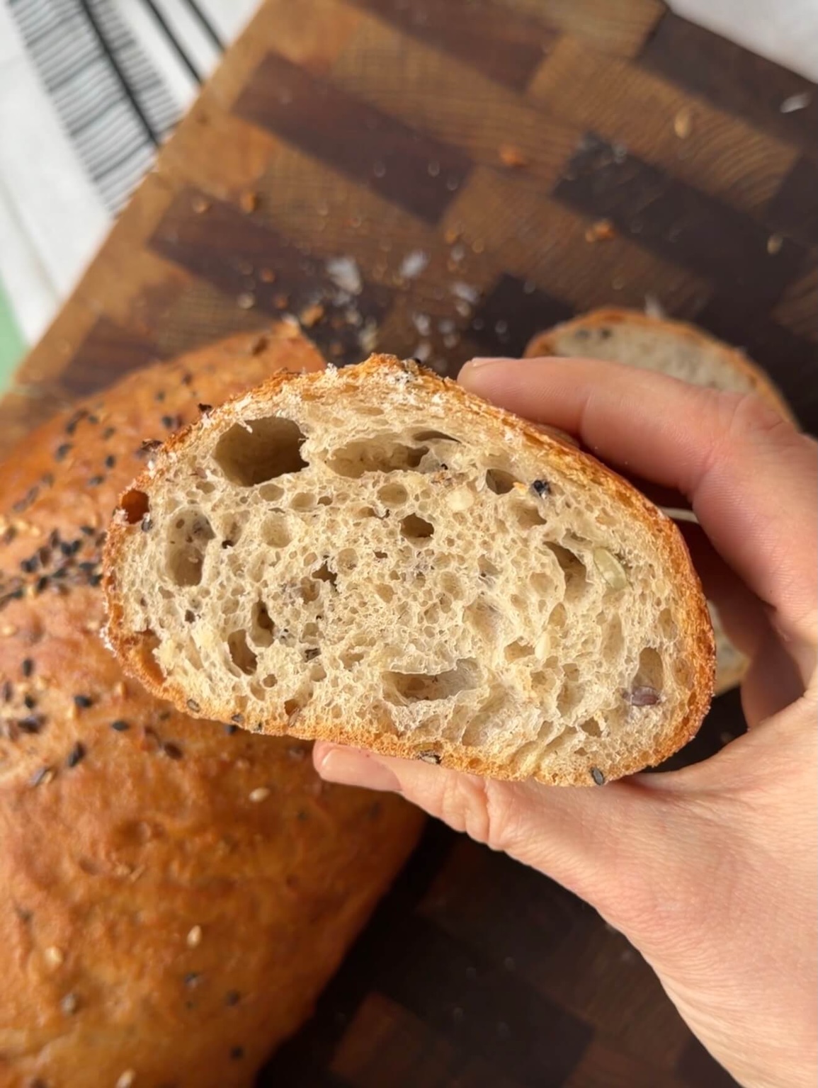 Домашний хлеб с семенами в духовке: простой рецепт ароматного хлеба без закваски